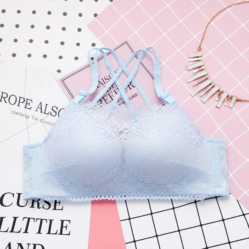 Push Up Bras For Women Solid Underwear Female Brassiere Girls Simple Bras
