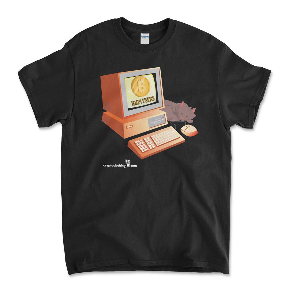 Bitcoin BTC Crypto Cryptocurrency Altcoin HODL Black T-Shirt UPC34 Unisex T-Shirt S