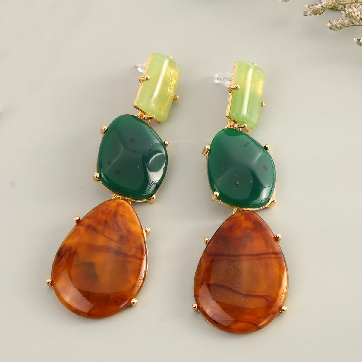 

Модные серьги-подвески для женщин разноцветный