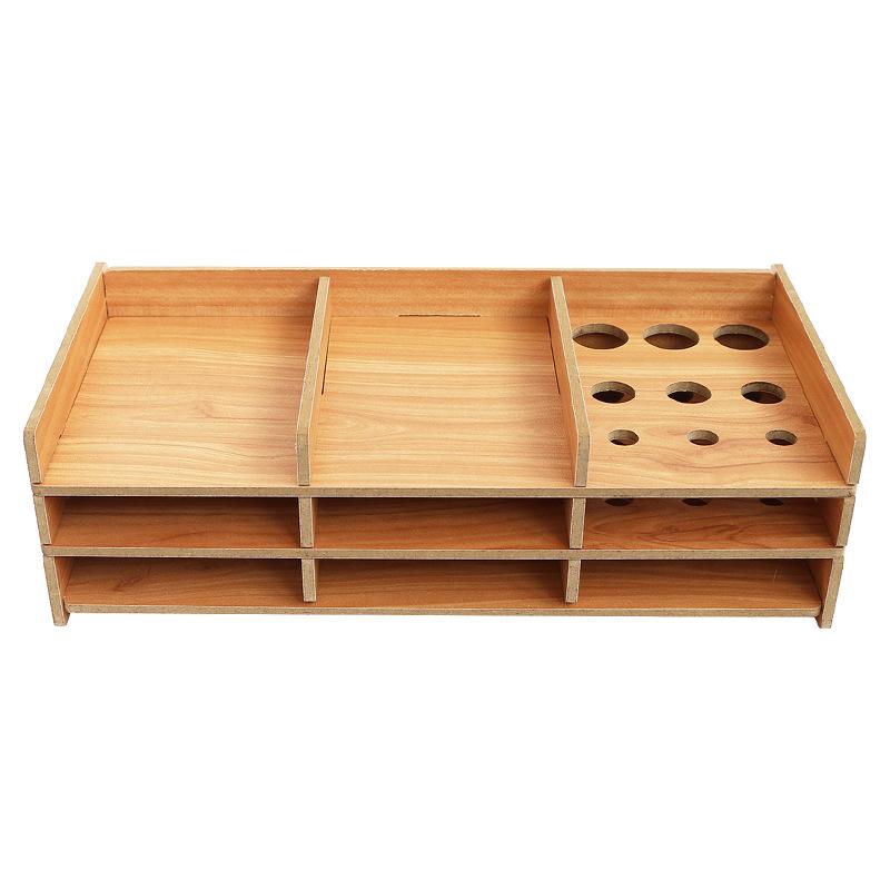 Wooden Diamond Painting Organizer Rack Multi Layer Tray Storage Holder for Beads Drills Pens Rhinestone Art and DIY Craft Tools