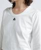 AVIREX Limited Edition Short Embroidery Logo T-Shirt Women's M 033 Off White 783-5230606