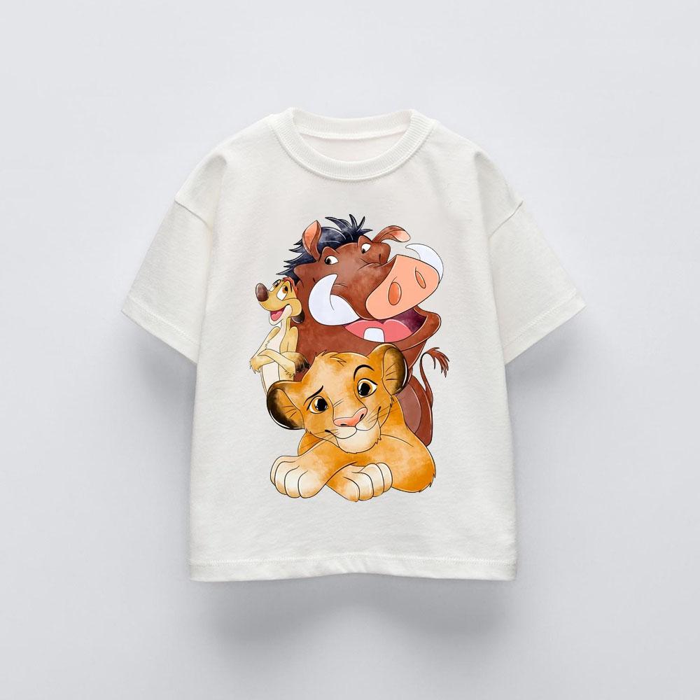 Summer Boy Tees Cartoon Printed Short Sleeve Kids Baby Tshirts Baby Clothes 1T 80