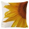 Harvest Thanksgiving Sunflower Pillow Cover Sofa Waist Support Cushion Pillow Plant Car Back Cushion Linen Material