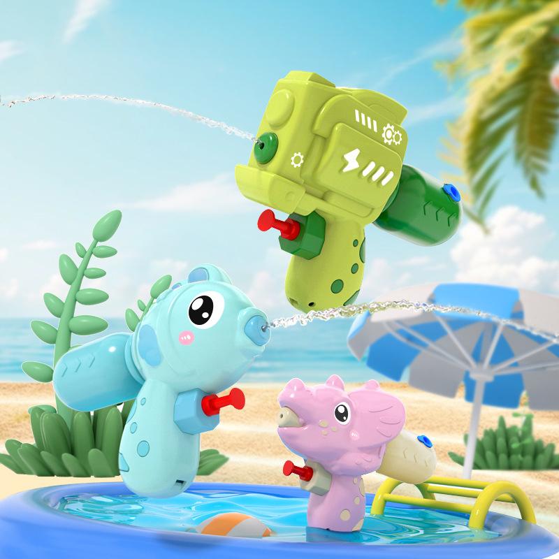 Children Summer Water Spray Toy Outdoor Beach Water Battle Swimming Pool Party Water Gun Dinosaur Clownfish Mini Water Gun Toy