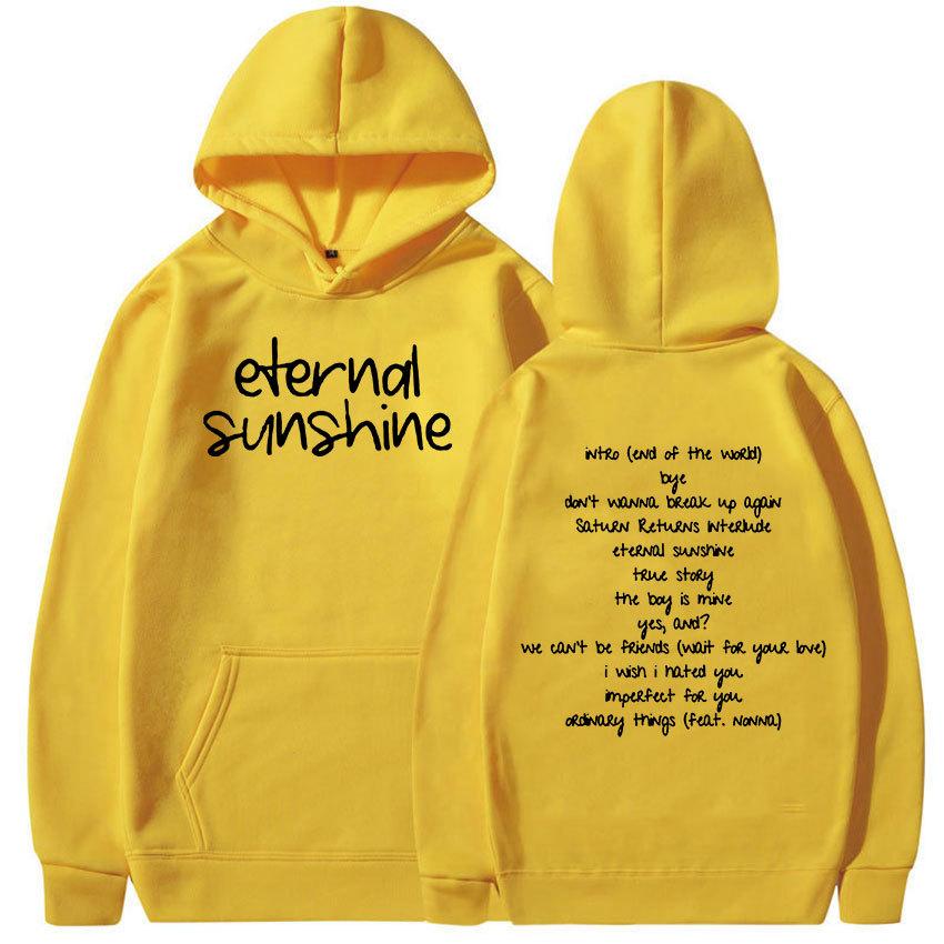 Street Letter Print Hoodie Men Women Fashion Pullover Long Sleeves Loose Casual Vintage Oversized Comfort Sweatshirts