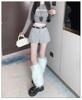 High-Waisted Women's Woolen A-Line Shorts - 2026 Autumn/Winter Collection, Fashionable Wide-Leg Bootcut Style.