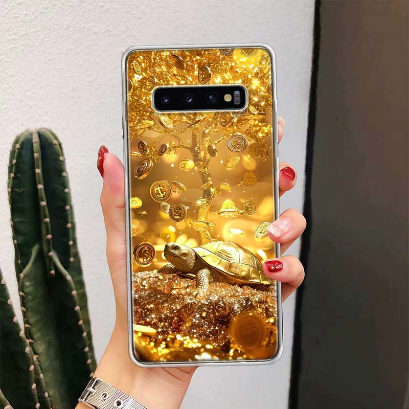 

Fine Gold Pattern Printing For Samsung Galaxy Note 20 Ultra 20 10 Pro 9 8 Phone Case S10E S10 Plus S9 S8 + S7 Edge M21 M32 Cove Samsung S7