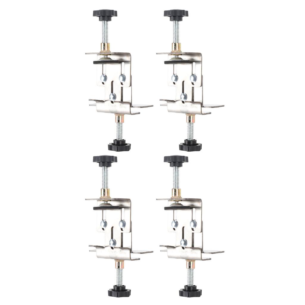 4 Pcs Cabinet Door Installation Positioner Knob Adjustment Stainless Steel Cabinet Door Mounting