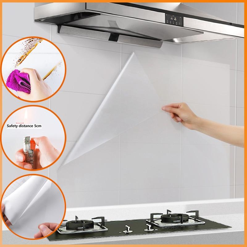 3/5/10M Heat Resistant Wall Sticker for Kitchen Stove Oil Proof