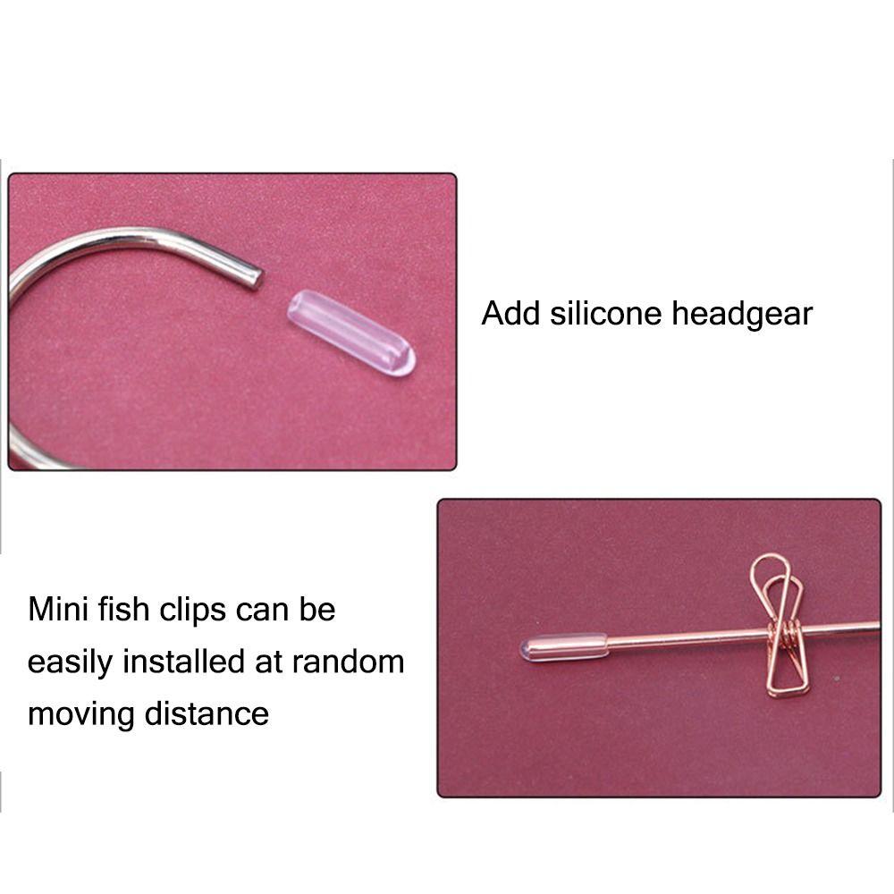 5PCS Gold Silver Doll Clothes Hangers 75mm/120mm Mini Trouser Sock Clips Miniature Hanger  Dollhouse