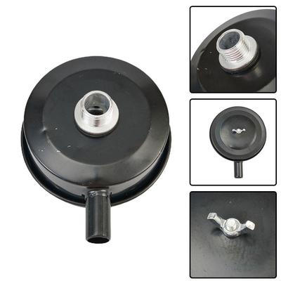 For Piston Compressors Air Compressor Muffler Set Pump Noise Metal Black