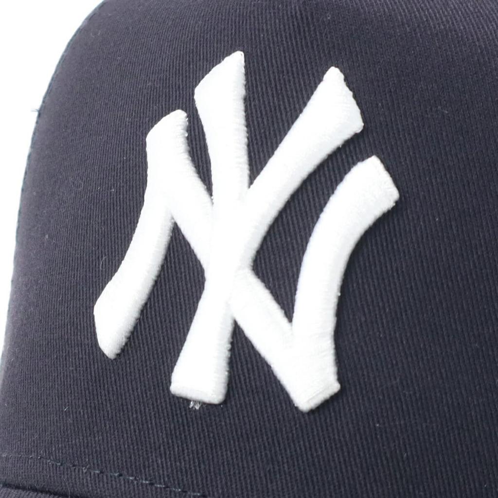Newera Newera Mesh Cap 9FORTY Trucker 14666200 N139AT010 MLB New York Yankees NY Navy Navy FREE ONSPOTZ Custom Made Hat Kyu Forty A Frame Newera Deep