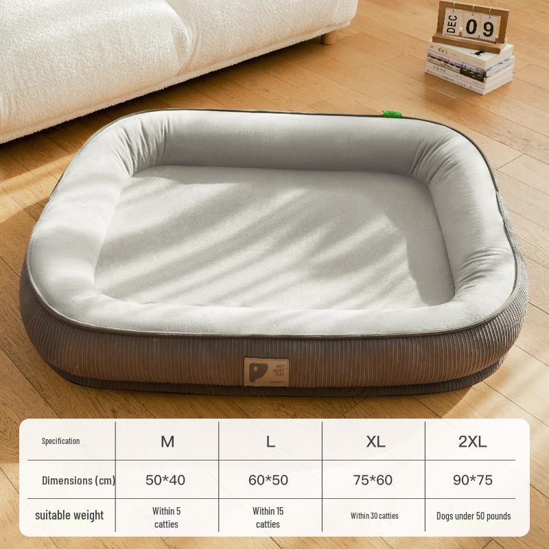 Cozy Washable Pet Bed - Winter Warmth for Cats & Dogs