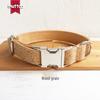 MUTTCO Creative Double Layer Wood Grain Dog Collar and Leash Combo - UDC-084