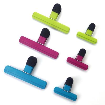 Clip di tenuta in materiale PS da 2 pezzi, clip anti-perdite, pratica da viaggio, portatile, porta sigillo per alimenti, molletta da bucato