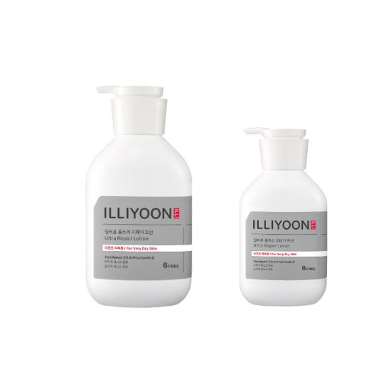 ILLIYOON Ultra Repair Body Lotion Intensive Moisturizing Barrier Care Set 528ml + 350ml