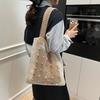Large Capacity Hollow Knitted Bag Women's New Spring and Summer Lazy Wind Shoulder Bag Seaside Vacation Water Beach
