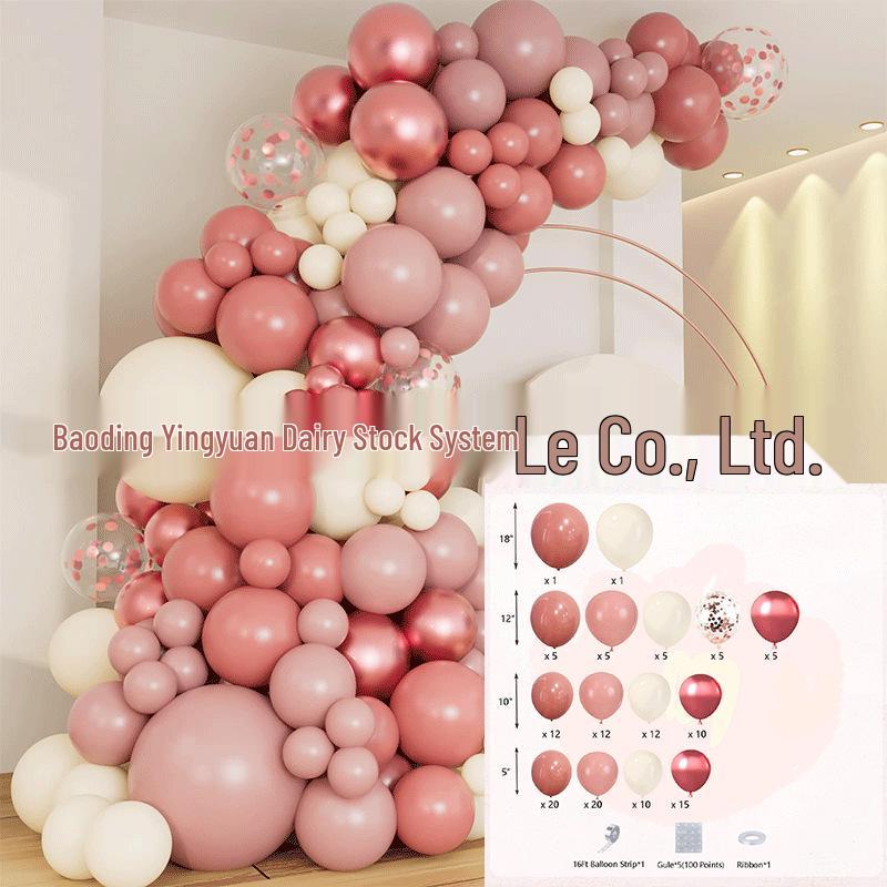 Sada balónků v jednotné barvě pro svatby, Valentýna a tématické večírky