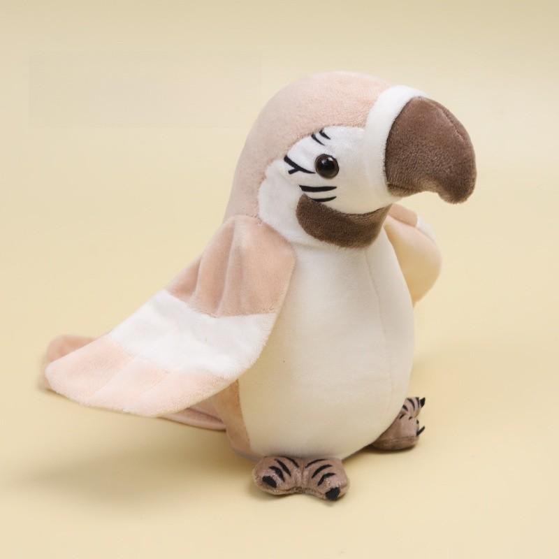 Realistic Parrot Plush Toy Stuffed Doll With Talking Voice Interactive Recording