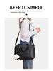 PU Women's Crossbody Bag: Japanese School Style JK Uniform Handbag, Solid Color Shoulder Bag for Student Commuting
