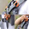 Fishing Line Scissors 420 Stainless Steel Multi-functional Jaw Braided Line Cutter With Rubber Handle Fishing Tackle