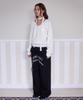 ROSEFRANTZ Tie & Vneck Knit [Ivory]