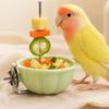 Anti-Splash Parrot Fruit and Vegetable Rack Removable Bird Fruit Holder  Bird Cage