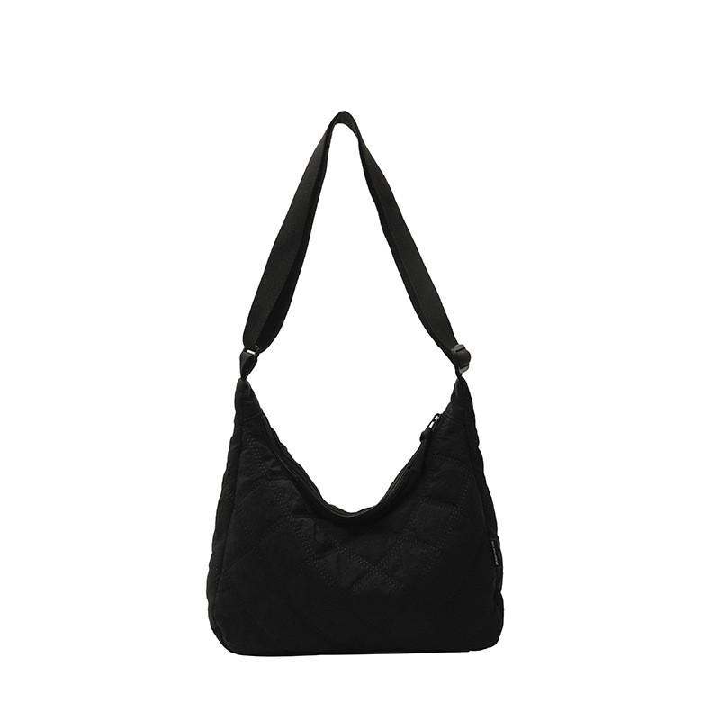 Nylon Casual Small Crossbody Bag For Women With Zipper Pocket And Adjustable Strap