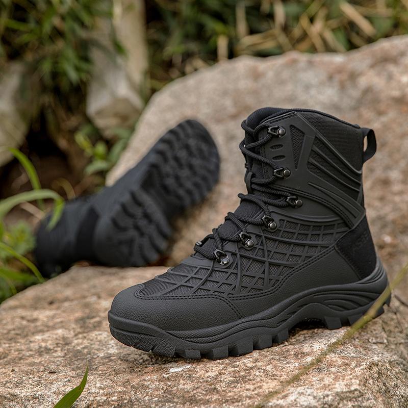 Fashion Women Non-slip Outdoor Work Ankle Boots 2025 New Walking High Top Boots Male Hiking Shoes Men Mountain Climbing Trekking Boots