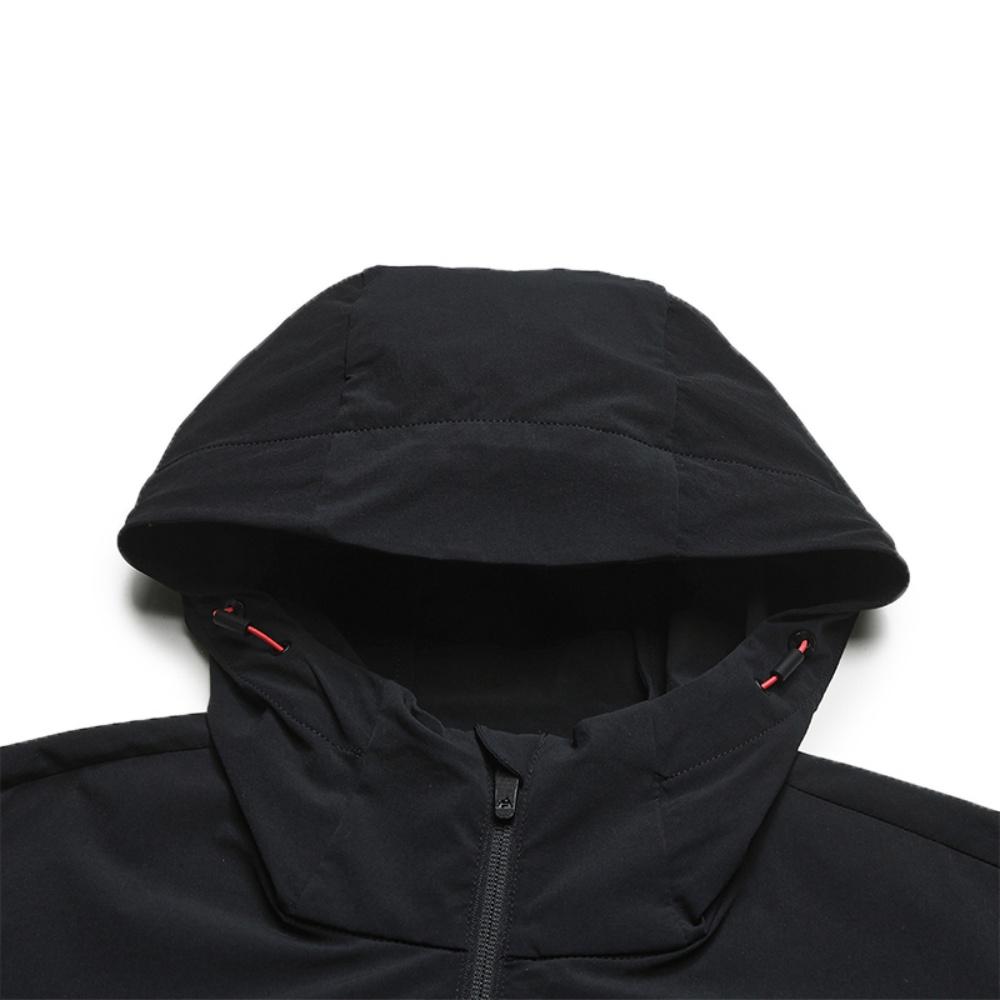 FILA Explore Fashionable Personality Trendy Minimalist Classic Sports Casual Outdoor Comfortable Versatile Loose Hooded Woven Jacket A11W627702FBK
