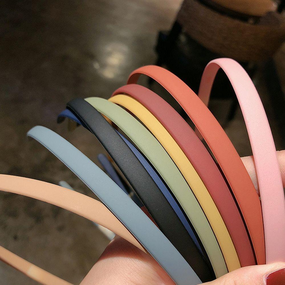 Simple Fashion Plastic Girls Solid Bezel Headband Hair Hoop Hair Bands