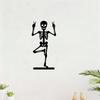 Skeleton Iron Wall Art Halloween Gothic Outdoor Metal Sculpture