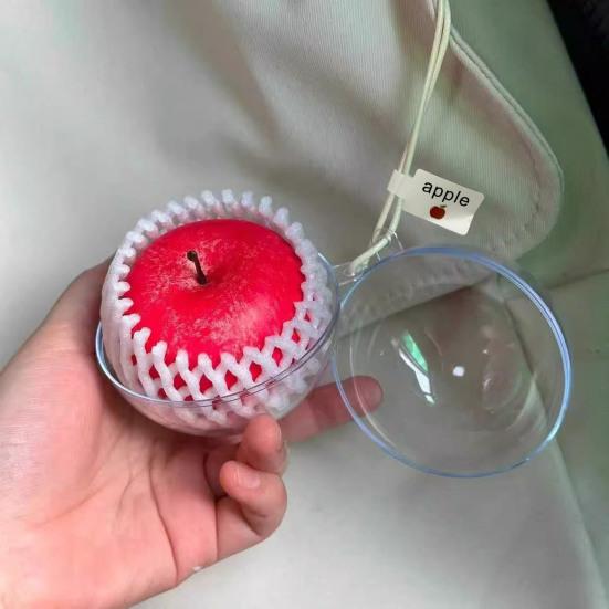 Pingente de Chaveiro de Natal Amuleto em Forma de Fruta Pingente para Espelho Retrovisor de Carro Descompressão