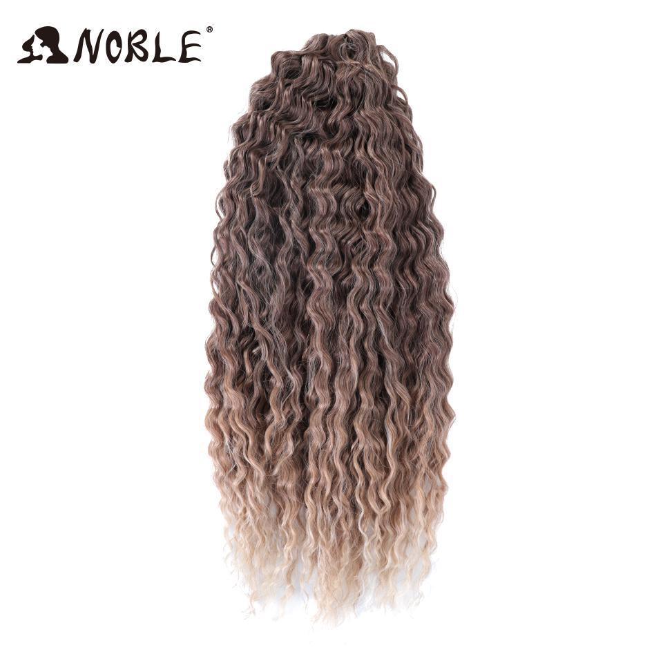 Edles Häkelhaar Locken Haar Wasserwelle 24 Zoll 300g Ombre Blond Twist Häkelhaar Zopf Haar Deep Wave Flecht Haarverlängerung
