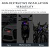 Anti-Theft Alarm LED Light for Car Motorcycles Solar Power in-Night Caution Lamp LED Flashlight Indicator Strobe Warning Light