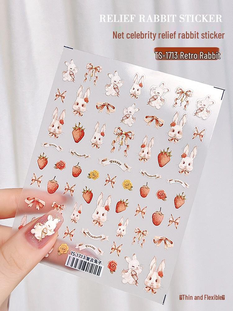 2025 Zodiac Snake Princess Nail Stickers & Shell Glitter Powder