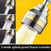 Faucet Splash-proof Gold Edge Half-copper Universal Extension Tube Kitchen Extension Shower Bubbler Booster Water Nozzle