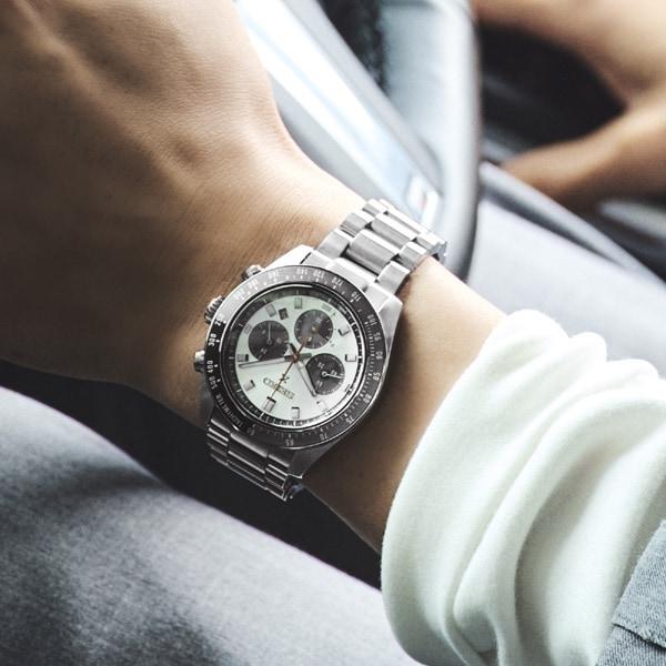 Seiko Pánske SBDL095 (PROSPEX SPEEDTIMER Solárny Chronograf) Okrúhle hodinky Silver Stainless