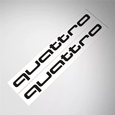 2 ks Reflexní samolepky na karoserii auta Dekorativní samolepky Pro v1 Quattro A1 A3 A4 A5 A6 A7 A8 Q2 Q3 Q5 Q7 S2 S3 S4 TT