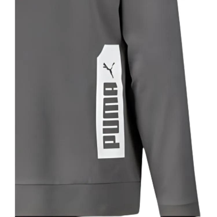 PUMA NU TILITY Sweatshirt Men's Lime Gray (Unisex) Sweatshirts 582699 44
