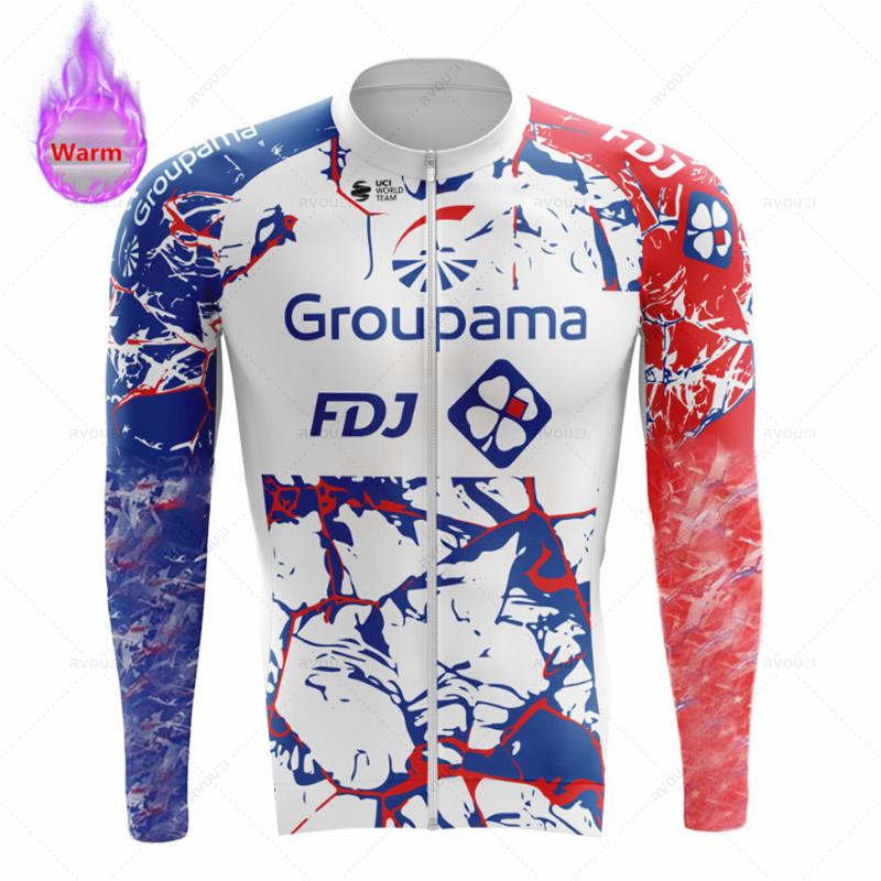 2026 Winter Thermal Fleece Cycling Jersey Set Sports Team Bike Suit Mountian Bicycle Clothing Ropa Ciclismo Invierno Hombre