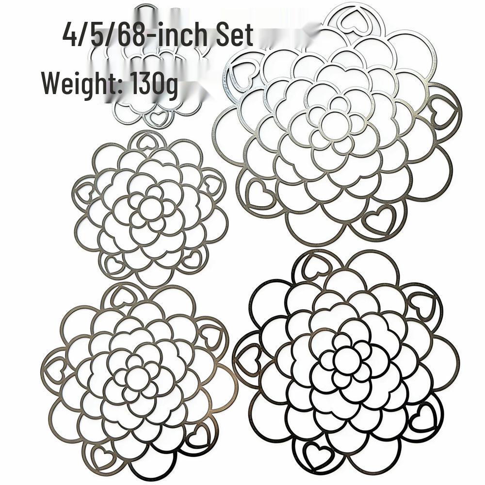 Foldable Metal Laser-Cut Floral Arrangement Grid – Trending Flower Arranging Aid