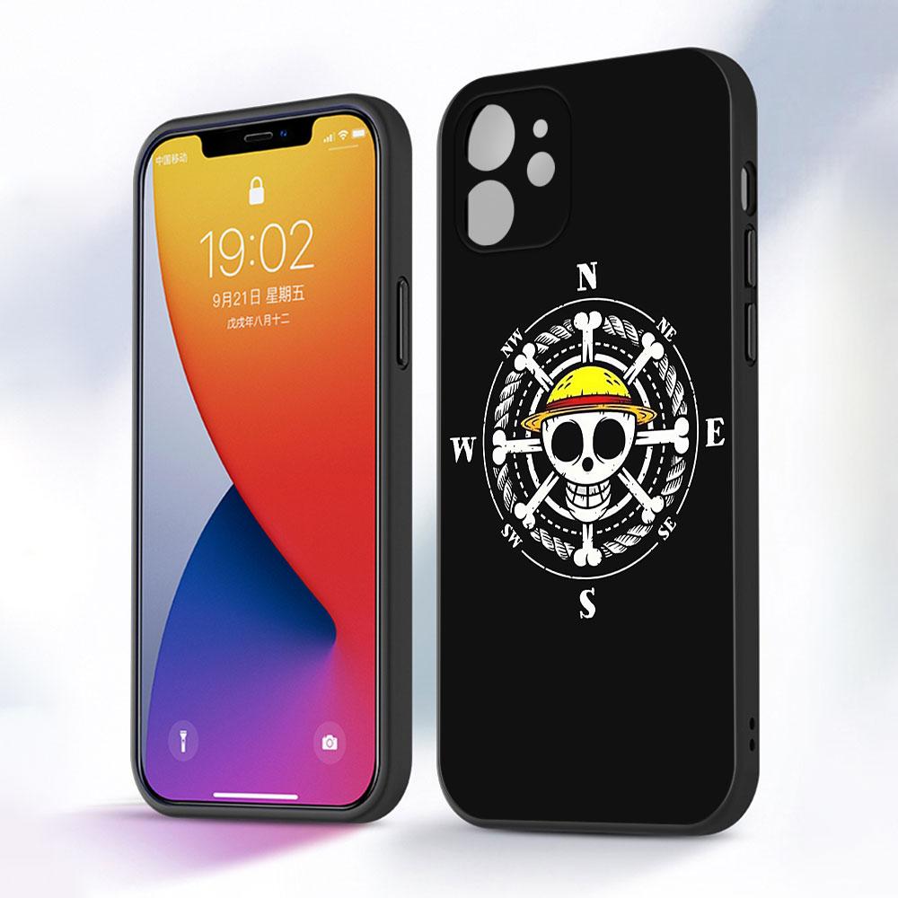 One Piece Luffy Collage silikonové pouzdro na telefon pro iPhone 11 12 13 Pro 12 Mini X XS Max XR 7 8 6 6S Plus SE 2020 Soft Cover Coque