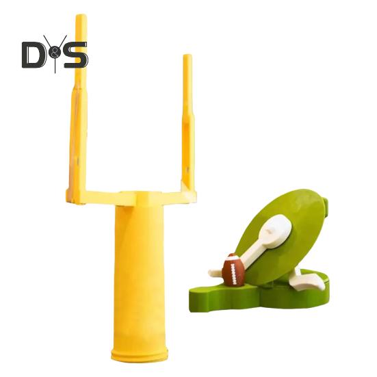 

3D-печатная настольная футбольная игрушка с разрушающейся стойкой ворот, пусковая установка для регби, интерактивная настольная игра для детей и взрослых с метанием футбола A