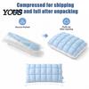 Relaxing Cloud Soft Sleep Pillows Cooling Quilted Puff Pillow, Cloud-Like Bed Down Alternative Washable Bedding Accessories Fluffy Pillow for