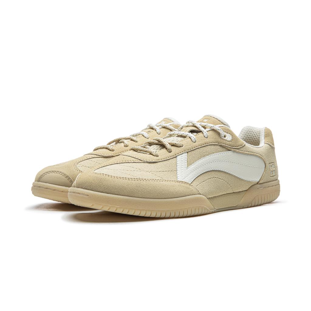 Li Ning Table Tennis Series Fashionable Casual Lightweight Low-Top Sneakers Unisex sneakers Khaki Off-White AZGW003-4