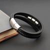 Leather Bracelet Men Jewelry Stainless Steel Magnet Buckle Multi-layer Braided Rope Beading Bracelet Fashion Charm Jewelry