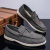 Men's One-pedal Casual Board Shoes Suede Sports Lightweight Beanie Shoes