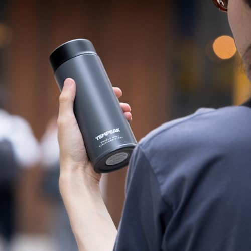 Atlas 500ml Stainless Steel Water Bottle, Super Hot/Cold Insulated Screw-Type Mug, Vacuum Insulated, Easy to Clean, Lightweight, Slim, Compatible with