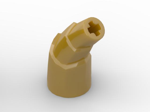 Small Particle Building Block MOC 2142 Dragon Tail, Horn Joint Stepped Circular Arc Cross Hole Brick Assembly Toy